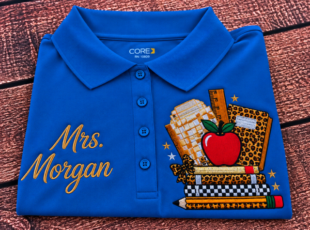 The “Class Act” Embroidered Polo