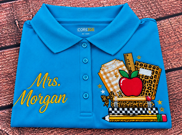 The “Class Act” Embroidered Polo