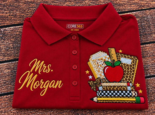 The “Class Act” Embroidered Polo
