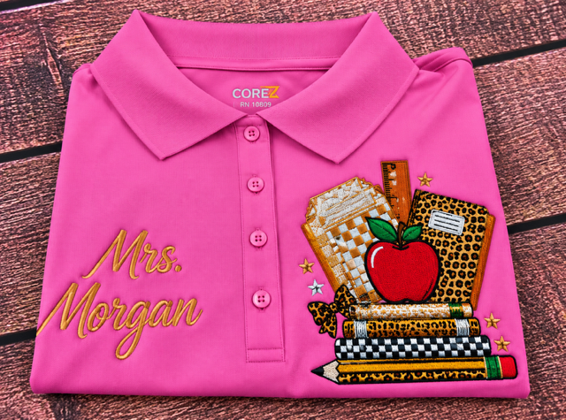 The “Class Act” Embroidered Polo