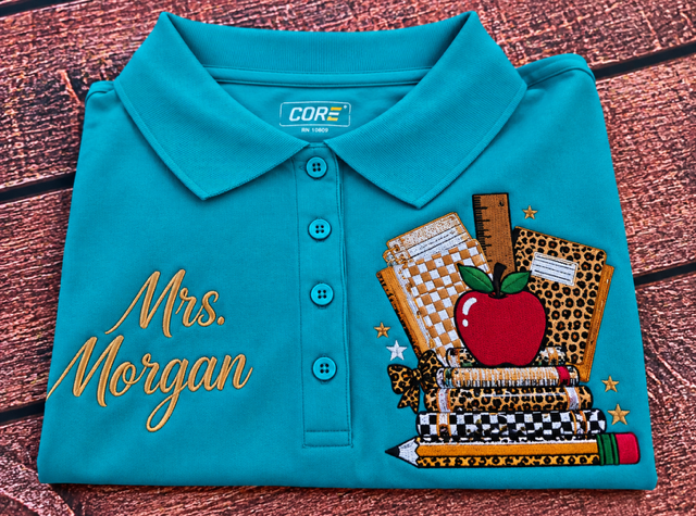 The “Class Act” Embroidered Polo