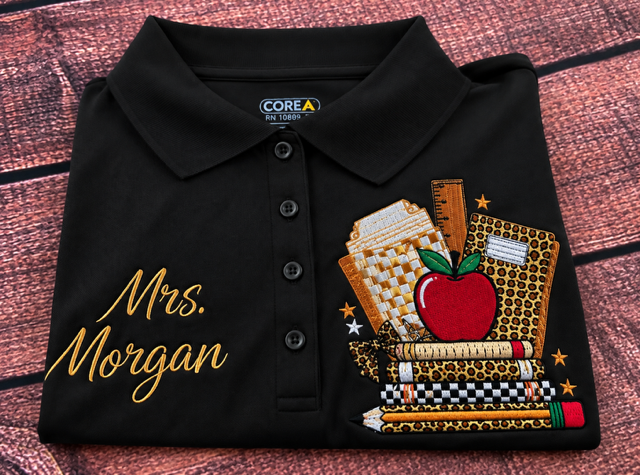 The “Class Act” Embroidered Polo