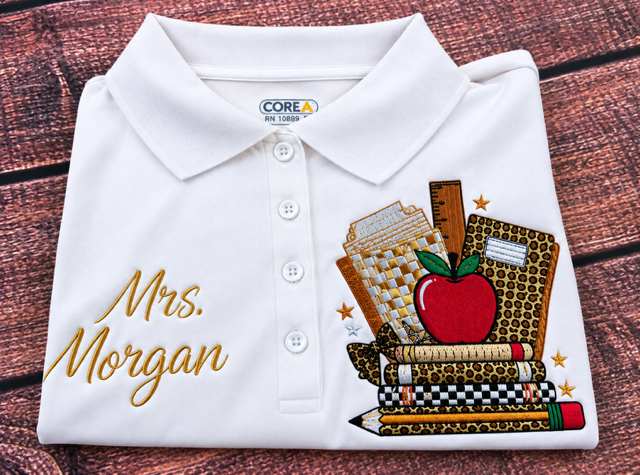 The “Class Act” Embroidered Polo