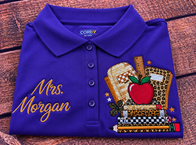 The “Class Act” Embroidered Polo