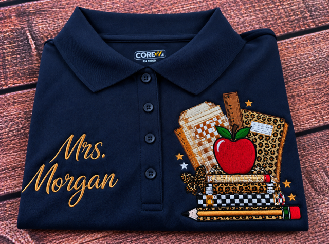 The “Class Act” Embroidered Polo