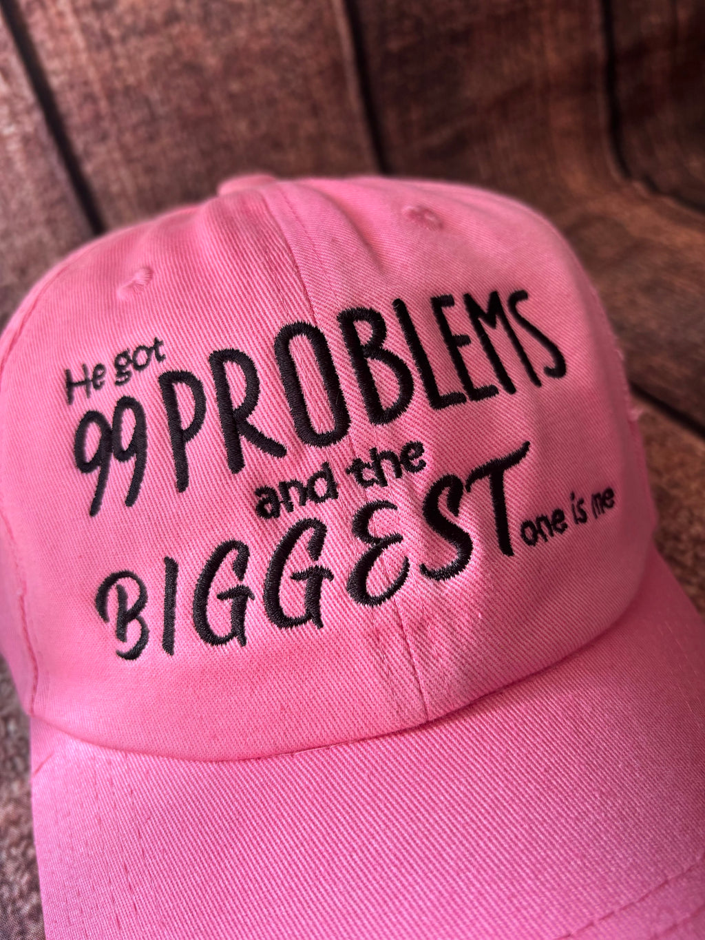 99 Problems Distressed Hat image 1