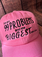 99 Problems Distressed Hat image 1