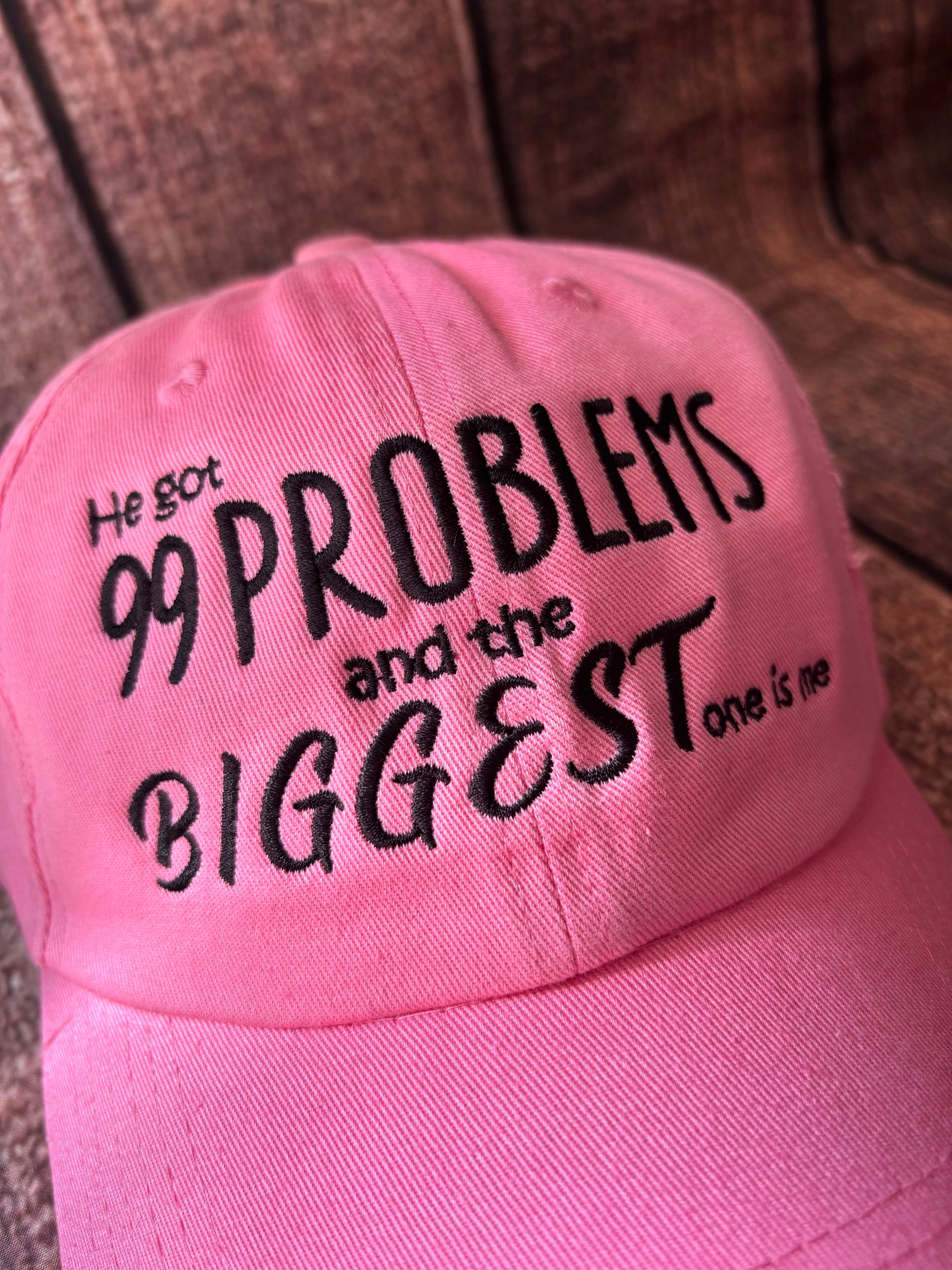 99 Problems Distressed Hat image 1