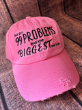 99 Problems Distressed Hat image 0